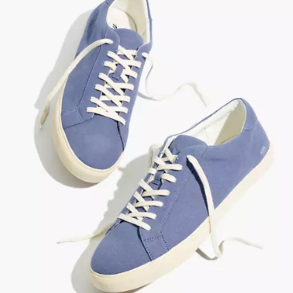 Madewell Blue Canvas Sneakers